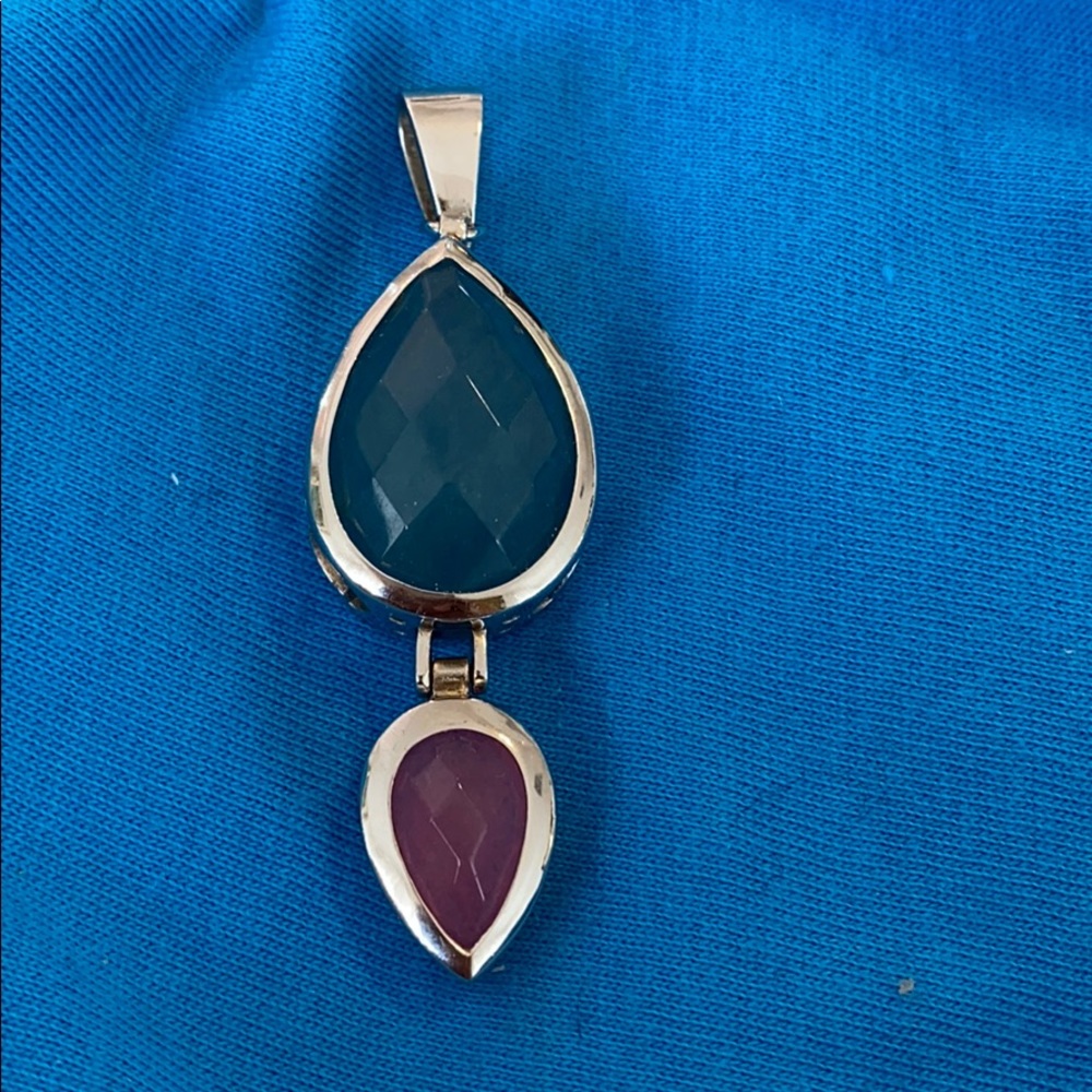 Large pendant stamped 925